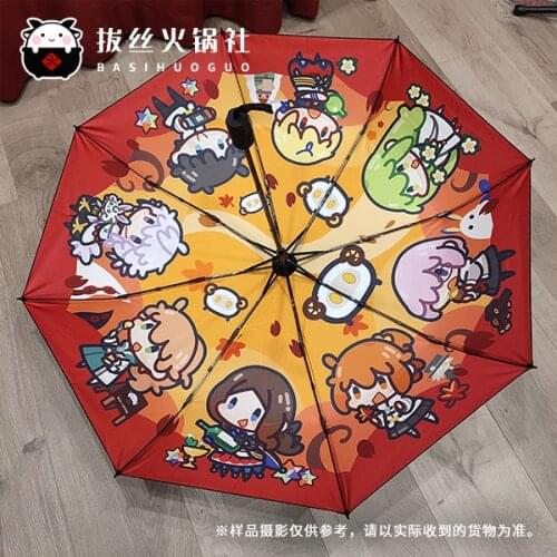 Anime Fate/Grand Order Merlin Enkidu Gilgamesh Fujimaru Ritsuka Umbrella Portable Folding Sun Rain Umbrella Men Women Umbrella