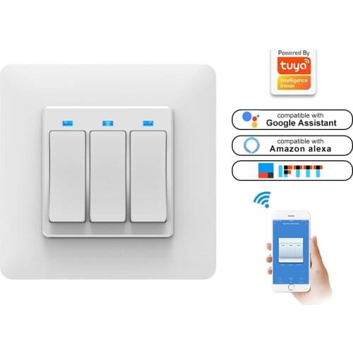 Wireless Remote Control Kinetic Self-Powered Wall Light Smart Switch Push Button Switch Controller APP Voice Remote Control