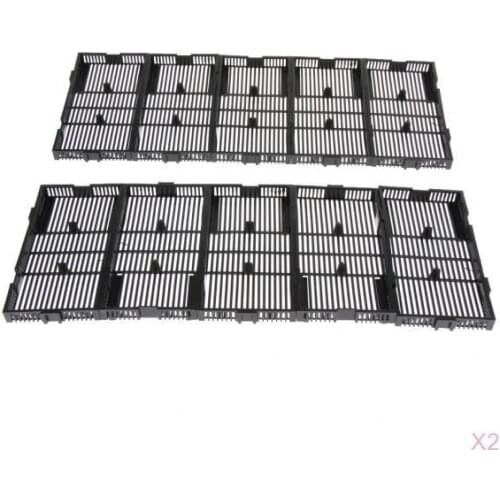 20Piece Fish Tank Aquarium Bottom Under Sand Gravel Filter Filteration Plate