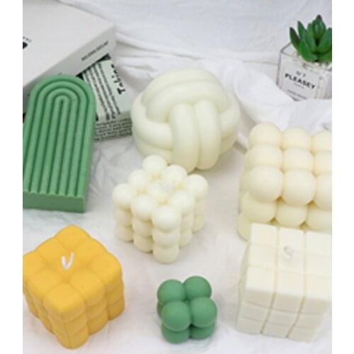 Magic Ball Collection Simple Style DIY Homemade Soy Wax Aromatherapy Candle Soap Silicone Mold Mousse Cake Plaster Decoration