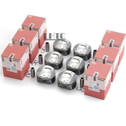 6x Pistons Rings Set Φ92.9mm 2760303917 For Mercedes-Benz M276 3.5L R172 W221 CLS350 CGI