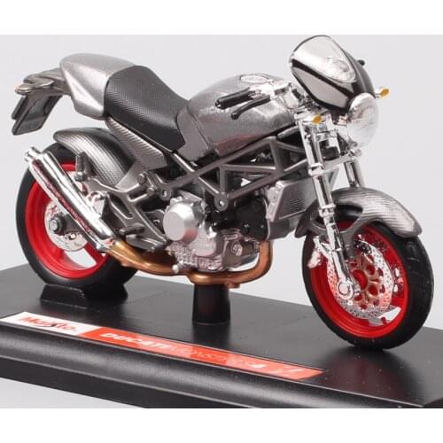 Childrens Maisto small 1/18 scale Ducati Monster S4 muscle bike model motorcycle Diecasts & Toy Vehicle gift hobby thumbnails