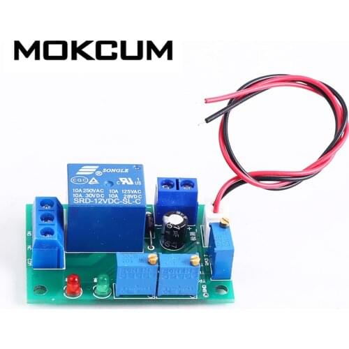 DC 12V Under-Voltage Protection Module for Battery Charge/Discharge Controller for 1pcs 0V-30V Battery Adjustable Relay Module