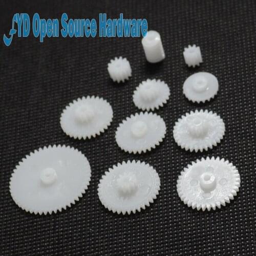 Selection of 11 kinds of plastic gear motor gear doll accessories gear package small production gear