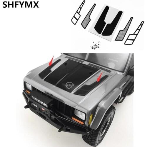 RC Car Metal HOOD VENTS Kits Assembly For 1/10 RC Crawler Car Axial SCX10 II XJ 90046-90047 CHEROKEE Model Truck Upgrade Parts