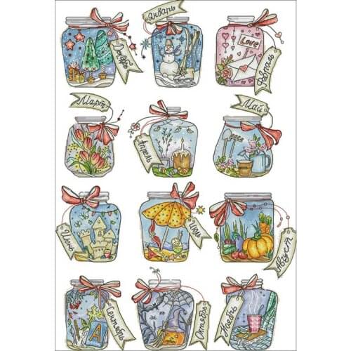 Landscape in the bottle patterns Counted Cross Stitch 11CT 14CT 18CT DIY Chinese Cross Stitch Kits Embroidery Needlework Sets