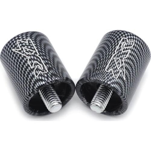 Aftermarket free shipping motor parts For Motorcycle Kawasaki Ninja 250 500 ZX600 ZX6 636 ZZR600 ZX6R ZX6RR CARBON Hand Bar Ends