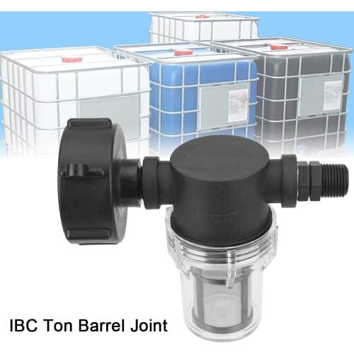 Non-toxic Connector IBC Ton Barrel Joint Garden Hose Adapter 4-6 Garden Water Ball Valve Ton Barrel Filter Connector