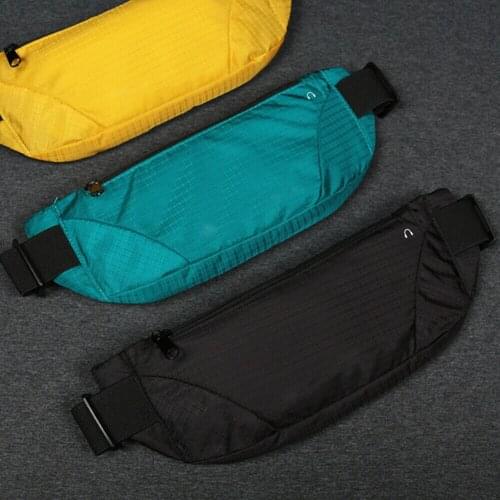 New Women Waterproof Running Belt Bum Waist Pouch Fanny Pack Camping Sport Hiking Zip Bags