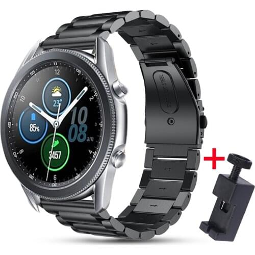 Stainless Steel Strap For Samsung Galaxy Watch 3 45MM LTE Smart Bracelets 22MM Replace Wrist Band For Galaxy Watch 46MM Gear S3
