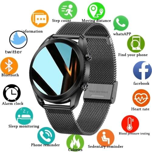 GEJIAN Smart Watch Men Smartwatch Bluetooth Call Music Player 2021 New IP67 Waterproof For Man Android IOS Phone Fitness watch