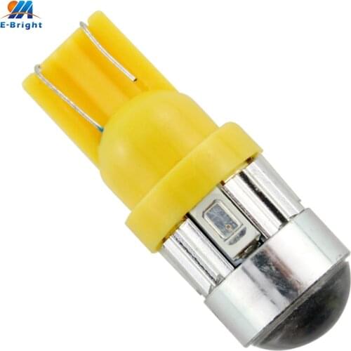 Car Styling!! 100X T10 194 168 W5W 5730 6 SMD 6 LED With Lens LED Light Bulb White Clearance Lights 12V 180LM Super Bright