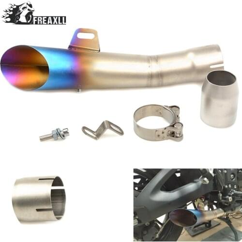 35MM-51MM Universal Motorcycle Exhaust Pipe Escape Scooter Muffler With DB Killer For Suzuki GSF 600 Bandit SV 1000 S TL 1000 S