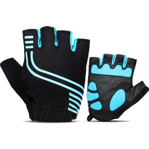 Cycling Gloves Anti-slip Half Finger Bike Accessories MTB Running Breathable Gym Gloves Short Finger Summer Men Women