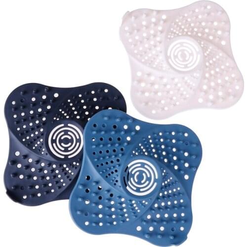 Hair Stopper Anti-blocking Hair Catcher Plug Trap Shower Floor Drain Covers Sink Strainer Filter Bathroom Kitchen Accessories
