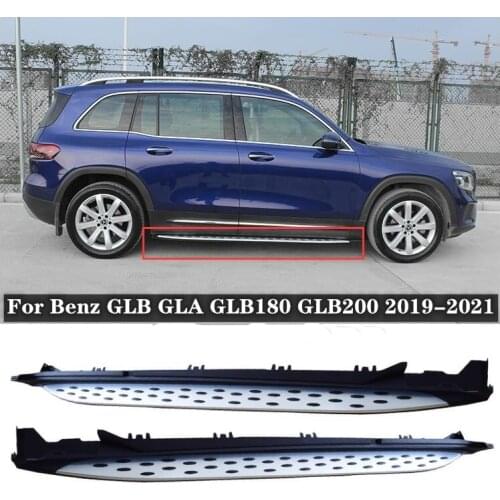 High Quality Aluminum Alloy Running Boards Side Step Bar Pedals For Mercedes- Benz GLA GLB GLB180 GLB200 2019 2020 2021