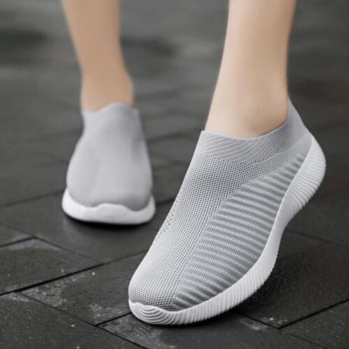 Women Flat Slip On Espadrilles Shoes Woman Super Light Sneakers Loafers Flats Plus Size 43 Chaussures Femme Basket Casual Shoes