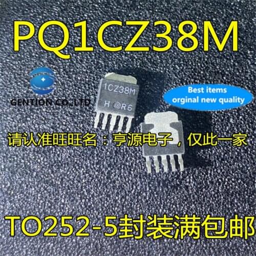 10Pcs PQ1CZ38M2ZPH PQ1CZ38M 1CZ38M TO252-5 Automotive voltage regulator chip in stock 100% new and original