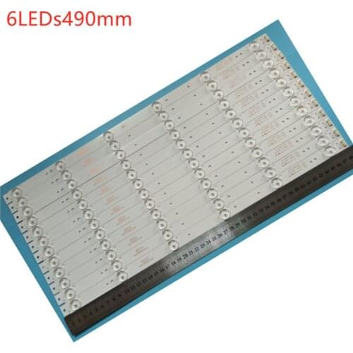 100% New 12pcs/Kit LED strips for LG 50 TV 50UH5500-UA 50UH5530-UB V500DK2-QS1 V500DJ2-QS5 5835-W50002-2P00 10-10065A-01A