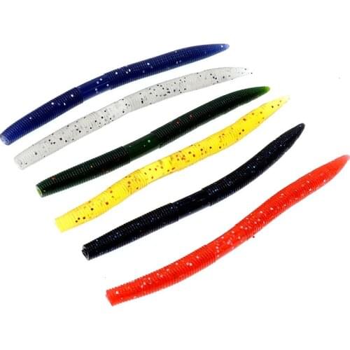 5Pieces/Bag Fishing Lure Worm Soft Bait Sea Earthworm Artificial Lures Tackle 14cm/8.5g