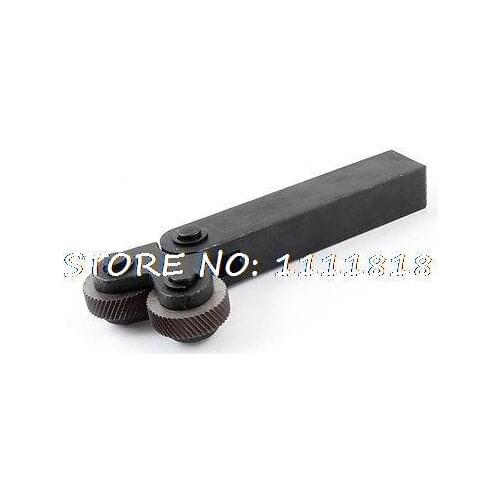 Diagonal 1.5mm Pitch 26mm Diameter Double Wheels Linear Knurling Tool