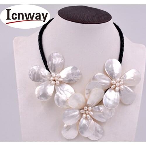 Icnway Pearl Necklaces For Women