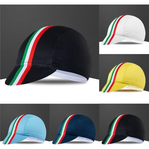 Italy Flag Quick Dry Cycling Cap Mountain Bike Race Hat Bicycle Headwear One Size Sports Caps Cycle Hat Men Women Gorra Ciclismo