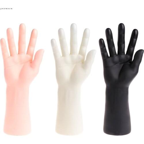 JAVRICK Male Men Mannequin Hand Display Jewelry Bracelet Ring Glove Stand Holder Show New