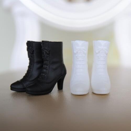 1Pairs 2.2cm New Blyth Doll Middle High Heels Boots Doll Clothes Accessories For Azone,Licca,Blyth,1/6 Doll