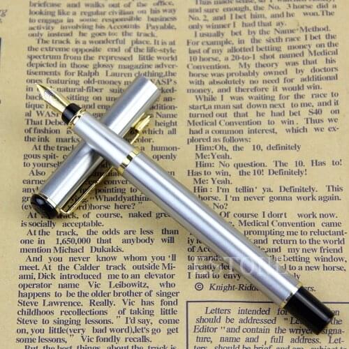 Better 1 pc BAOER 801 En acier inoxydable Fountain Stylo Nib Amende & Perdre argent vente