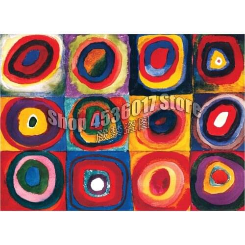 Color Study 5D Diy Diamond Painting Cross Stitch Diamond Embroidery Squares and Circles Hobbies And Crafts Diamond Mosaic Kits