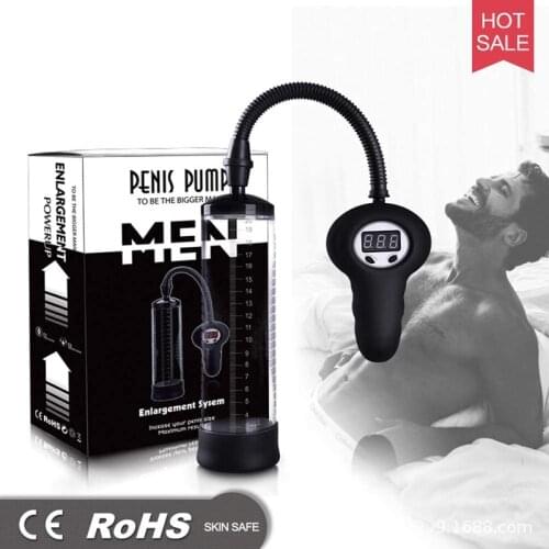 Electric Penis Pump Adult Men Gays Vacuum Pump For Penis Enlarger Increase Penile Length and Strength Erection Training Extend