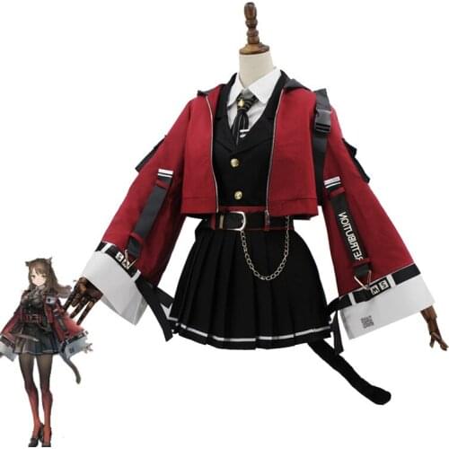 New Game Arknights! SkyFire TEXAS Cosplay Costume Women Cute Dress Halloween Carnival Uniforms Custom Made Full Set