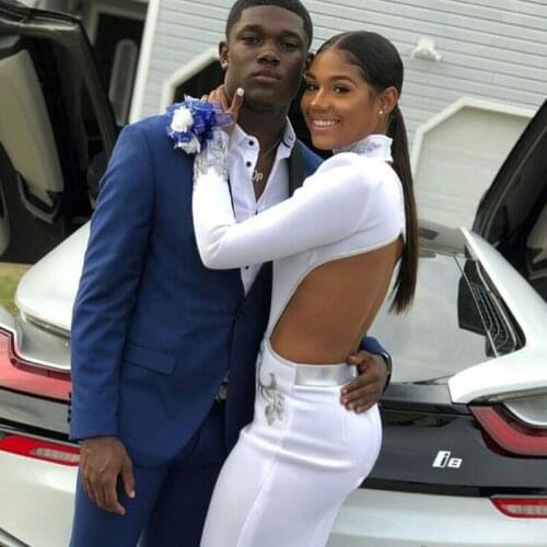 Latest Designs Coat Pants Blue Men Suits for Wedding 2Piece Groom Tuxedo Costume Homme Prom Party Slim Fit Terno Masculino