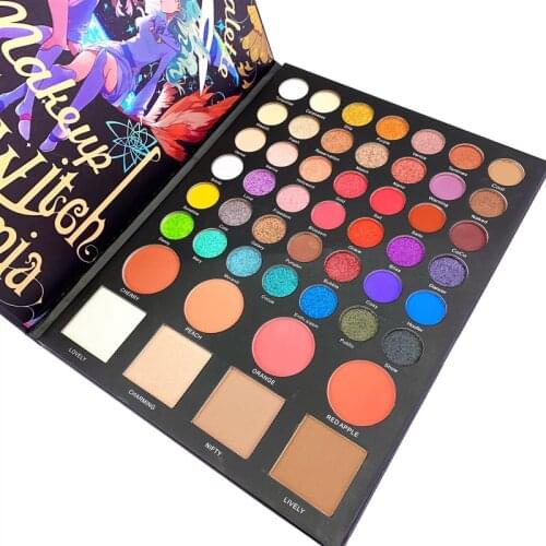 New Halloween 42 Colors Eyeshadow Palette Waterproof Long Lasting Eyeshadow Palette Make Up Cosmetic Tool For Pary