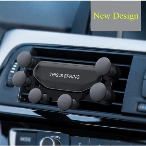 New Universal Air Vent Car Mount Gravity Auto-Grip Car Phone Holder Support For Phone in Car For iPhone X Samsung Tablets 2021
