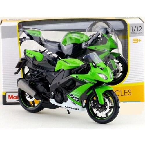 Original packaging 1:12 alloy ZX-10R motorcycle model toy,high simulation collection ornaments,exquisite workmanship