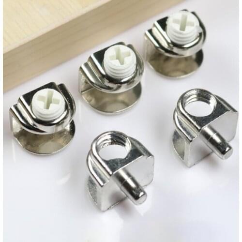 Half Round Adjustable Glass Shelf Clips Glass Holder Bracket Heavy Duty Clamp Shelf Clip Corner Bracket Clamp, Zinc Alloy