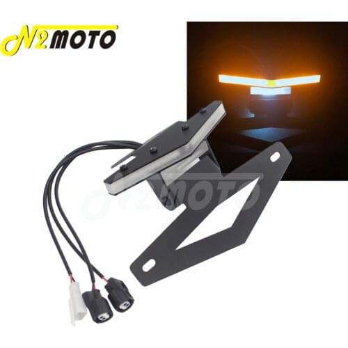 LED Tail Tidy Fender Eliminator Turn Signal Taillight License Plate Frame Bracket For Kawasaki Ninja ZX-6R 636 ZX-10R ZX6R ZX10R