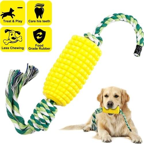 Dog Toothbrush Teeth Cleaning Chew Toys for Aggressive Chewer Interactive Treat Toys for Large Medium Small Dogs Brushing Stick