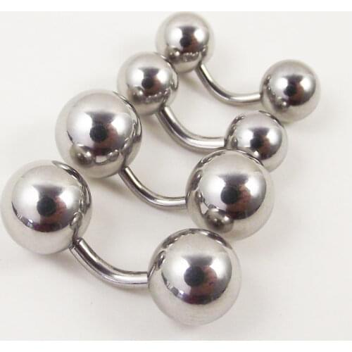 1 Piece 6mm Length Curved Barbell Rings Vaginal rings Series ring Tragus Ear Piercing Nipple PA Ring Body Jewelry