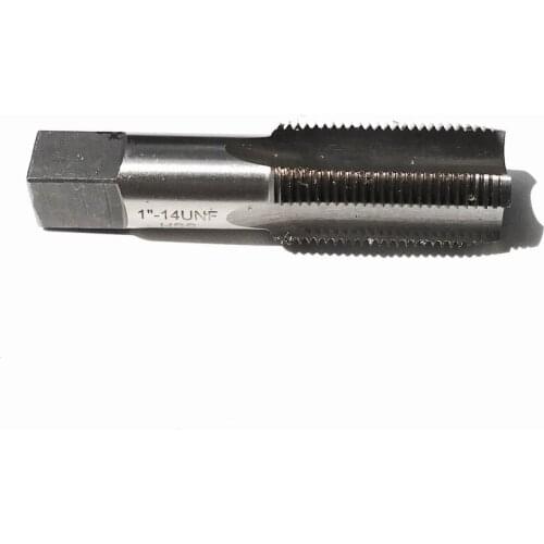 Free shipping 1pc HSS6542 made American standard left hand tap 1“-8/14 LH HSS machine tap for threading metal workpieces