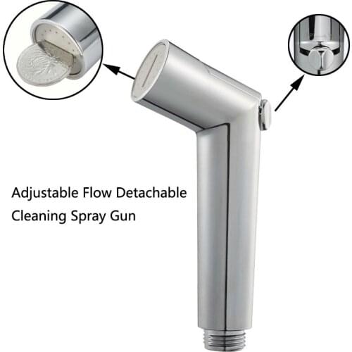 Stainless Steel Toilet Hand Held Bidet Faucet Sprayer Bidet Set Sprayer Gun Toilet Spray For Bathroom Self Cleaning Shower Head