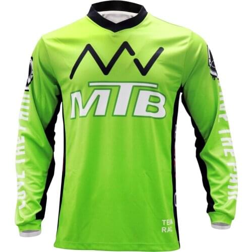2020 Racing team Downhill Jersey Mountain Bike Motorcycle Cycling Jersey Long Shirt
