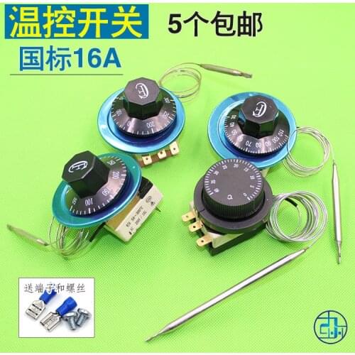 30-110-Degree 50-300 Thermal Switch Water Boiler Oven Temperature Controller Fryer Deep Frying Pan Thermostat