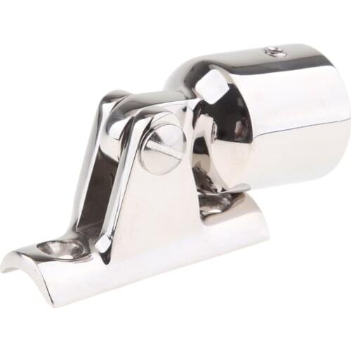316 Stainless Steel Marine Boat Bimini Fittings Top Cap Eye End Deck Hinge