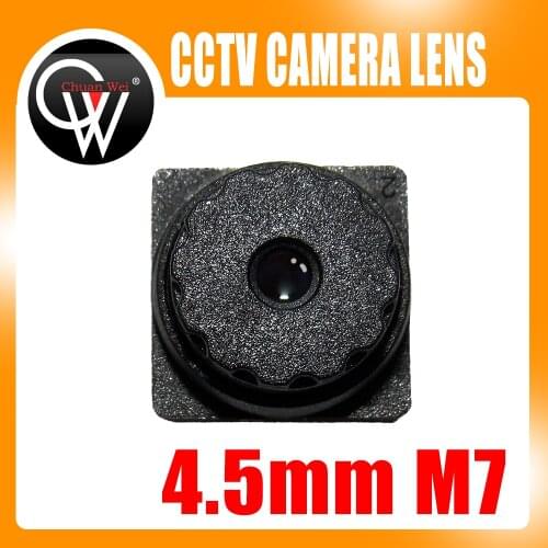 5PCS 5MP f2.0 4.5mm M7 67Degrees Viewing Built-in IR Filter Mini CCTV Lens for ALL HD Mini CCTV Cameras