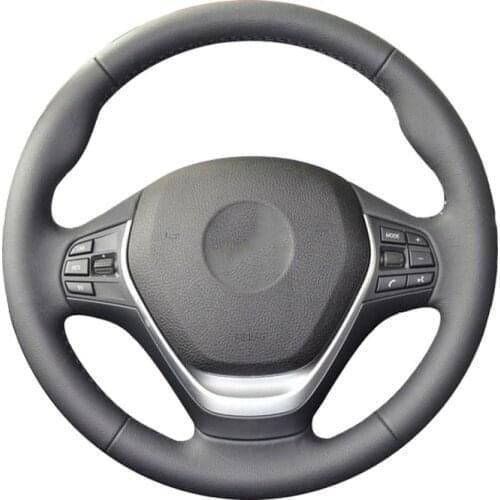 DIY Car Steering Wheel Cover For BMW 4 Series F32 F33 F36 428i 430i 435i F30 F31 F34 F35 318i 320i 328i 335i 340i Steering Wrap