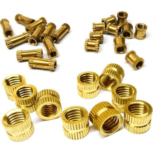 【DX-Market】m1 m1.2 m1.4 m1.6 Brass Insert Nuts , M1-M16 Plastic Injection Molding Thread Miniature Insert Nut ,B011