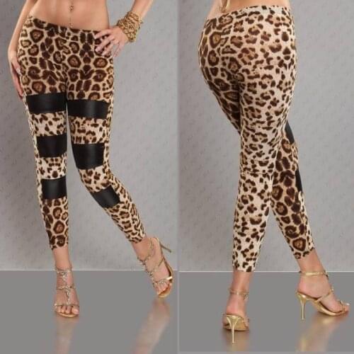 High Waist Elastic Workout Legging Pants 2018 Fashion Female Leopard Printed Leggings Femme